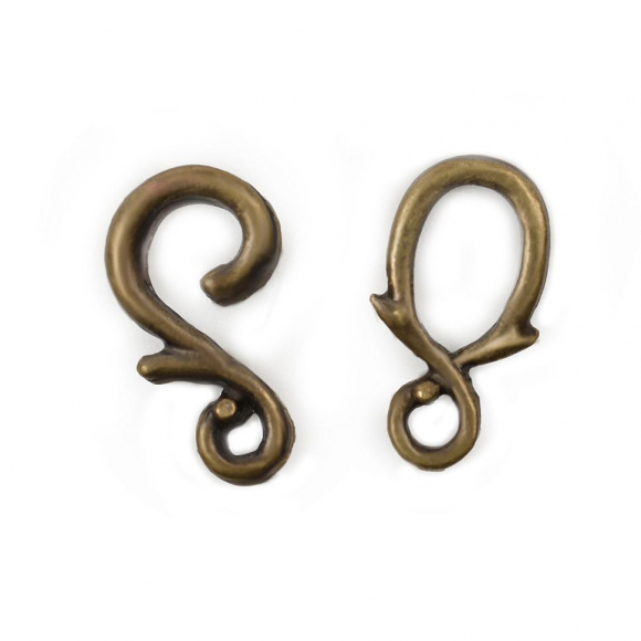 Застежка крючок MAGIC 4 HOBBY арт.MH.111924-4 цв. бронза 13х8мм уп.20шт Застежка крючок MAGIC 4 HOBBY арт.MH.111924-4 цв. бронза 13х8мм уп.20шт