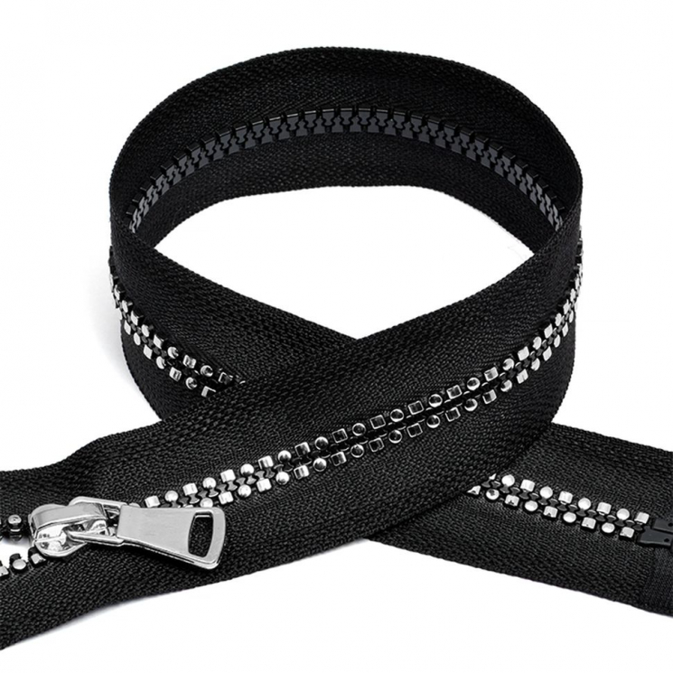 Молния MaxZipper трактор №5 2 замка TT2, 70см, цв.черн/золото уп.10шт