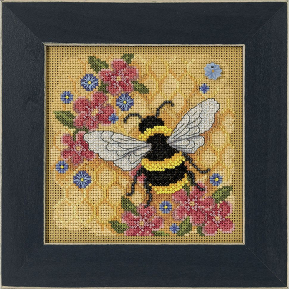 Набор для вышивания MILL HILL Медоносная пчела 13,33х13,33 см