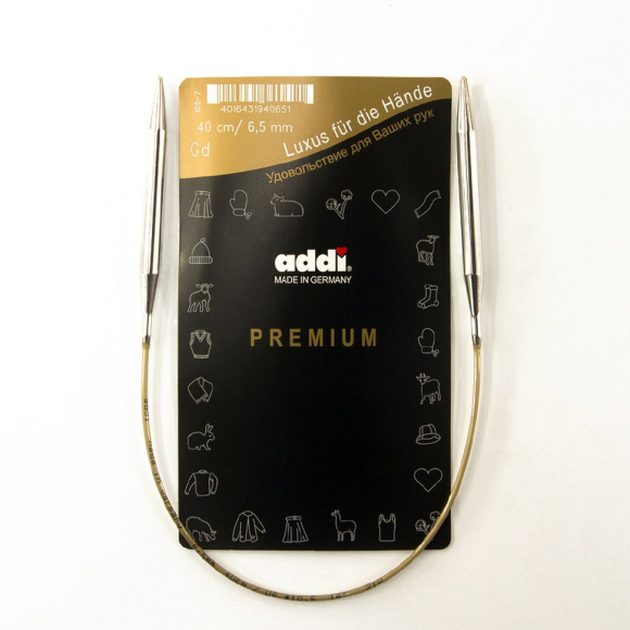 Спицы, круговые, супергладкие, addiClassic №6.5, 40 см Спицы, круговые, супергладкие, addiClassic №6.5, 40 см