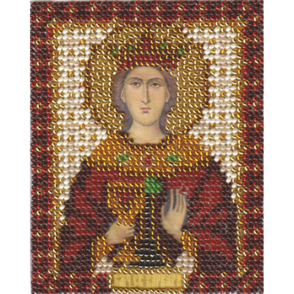 Набор для вышивания PANNA арт. CM-1210 Икона Св. Великомученицы Варвары 8,5х10,5 см