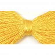 Нитки мулине цв.0404 желтый 12х10м С-Пб