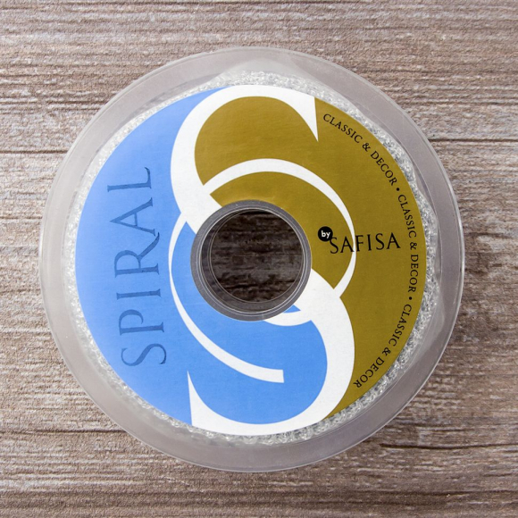 162329_Тесьма SPIRAL ( SAFISA) тип отделочная, арт.25320-14 мм, 15 м, цвет 102, серебряный