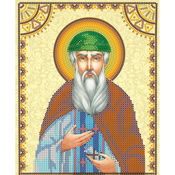 Схема для вышивки иконы бисером на холсте АБРИС АРТ арт. ACK-059 Святой Вадим 17х23 см Схема для вышивки иконы бисером на холсте АБРИС АРТ арт. ACK-059 Святой Вадим 17х23 см