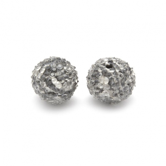 Бусины Этника TESORO арт. TS.B164 цв.2 серый 17 мм in ?1 мм