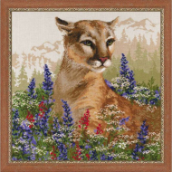 Набор для вышивания РИОЛИС арт.1361 Пума 60х60 см