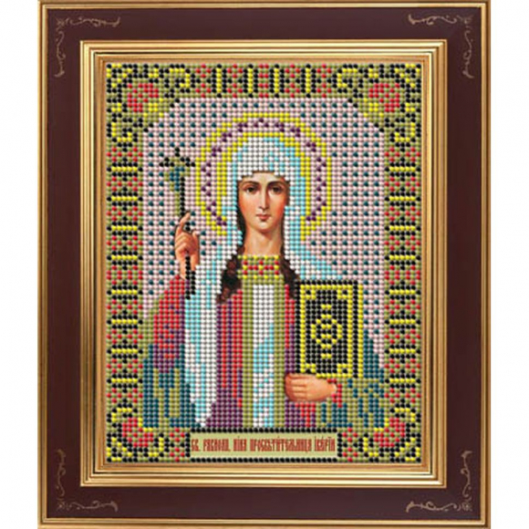 Набор для вышивания бисером GALLA COLLECTION арт.М 244 Св. Нина 12х15 см