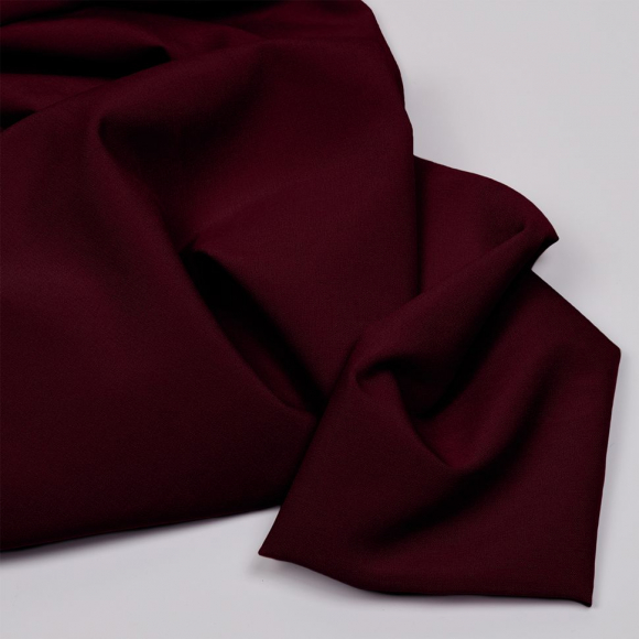 Ткань Софт Ниагара 80 г кв.м 96% полиэстер, 4% спандекс шир.150 см арт.TBY.1801.139 цв.139 бордовый уп.5м