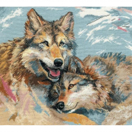 Набор для вышивания ОВЕН арт. 986 Родные души 35х32 см