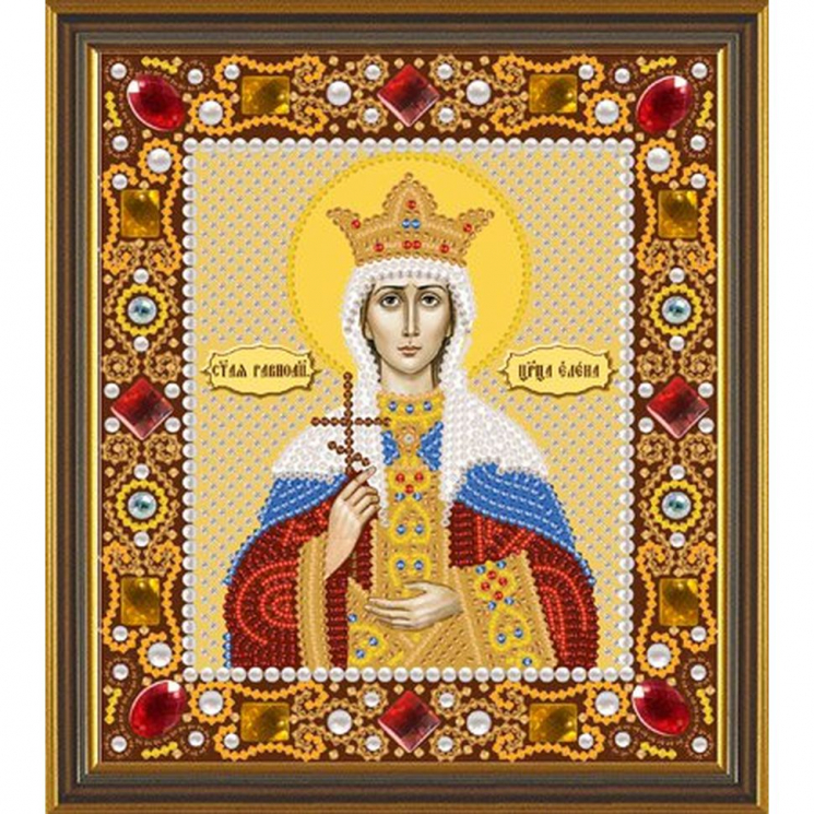 Набор для вышивания бисером НОВА СЛОБОДА арт.Д6153 Св.Царица Елена 13х15 см