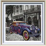 Рисунок на ткани (Бисер) КОНЁК арт. 1343 Ретро 3 40х40 см