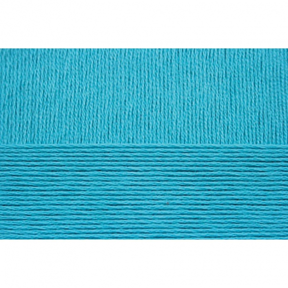 Пряжа для вязания ПЕХ Хлопок Натуральный летний ассорт (100% хлопок) 5х100г/425 цв.583 бирюза