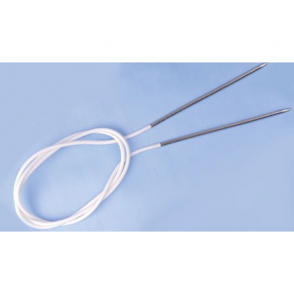 Спицы арт.ВОС С-20 круговые для вязания кембрик 3,5 мм 105 см сталь цв.никель