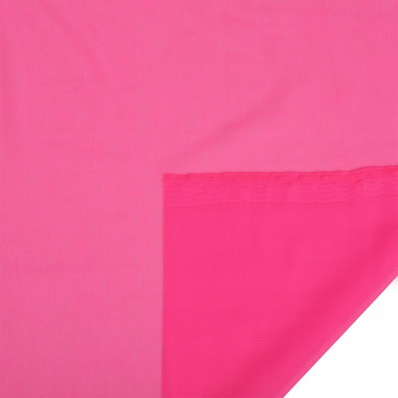 Сетка эластичная KRUZHEVO арт.TBY.068 80г/м? ш.160см цв.806С розовый неон уп.50м