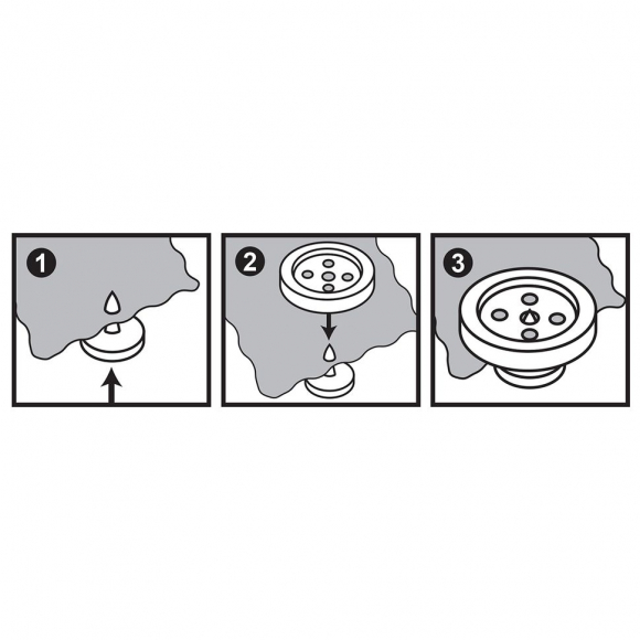 187806_Пуговица-заклепка, 11 мм, цвет белый