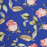 Ткань шелк Армани креп 90 г/м? 97% полиэстер, 3% лайкра шир.148 см арт.T.0028.7 цв.07 синий рул.25м Ткань шелк Армани креп 90 г/м? 97% полиэстер, 3% лайкра шир.148 см арт.T.0028.7 цв.07 синий рул.25м