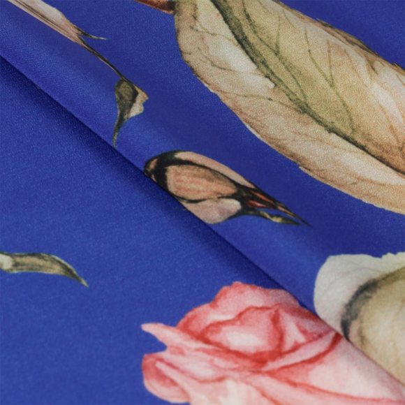 Ткань шелк Армани креп 90 г/м? 97% полиэстер, 3% лайкра шир.148 см арт.T.0028.7 цв.07 синий рул.25м Ткань шелк Армани креп 90 г/м? 97% полиэстер, 3% лайкра шир.148 см арт.T.0028.7 цв.07 синий рул.25м