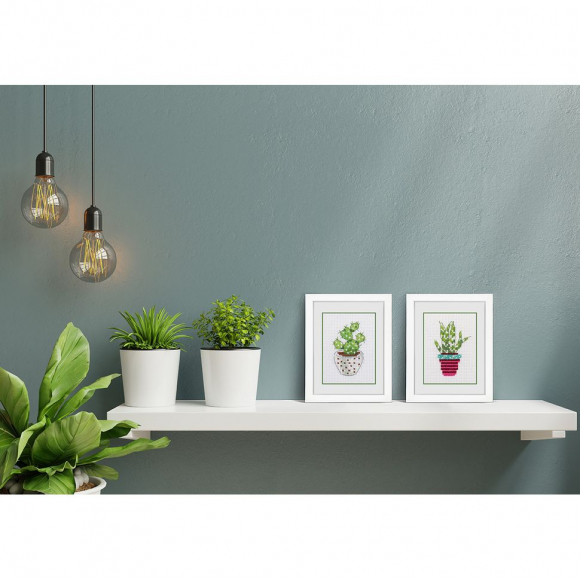 Набор для вышивания KLART арт. 12-028 Кактус 7х9,5 см