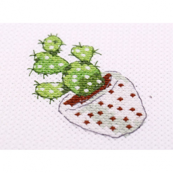 Набор для вышивания KLART арт. 12-028 Кактус 7х9,5 см