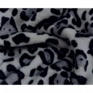 Мех для игрушек М-1502 КЛ.25751 50х50см (±1,0см) 200г/м? цв.св.сер-сер-черн