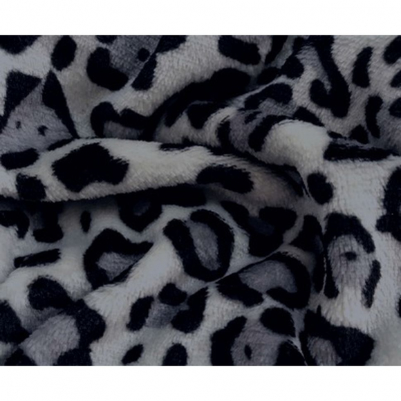 Мех для игрушек М-1502 КЛ.25751 50х50см (±1,0см) 200г/м? цв.св.сер-сер-черн