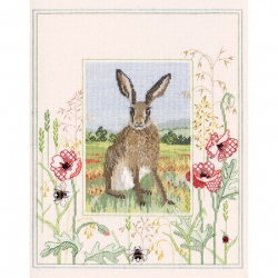 Набор для вышивания DERWENTWATER DESIGNS арт.WIL5 Hare 26,9х34,2 см