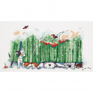 Набор для вышивания PANNA арт. VK-7000 Любопытные носы 27х15 см