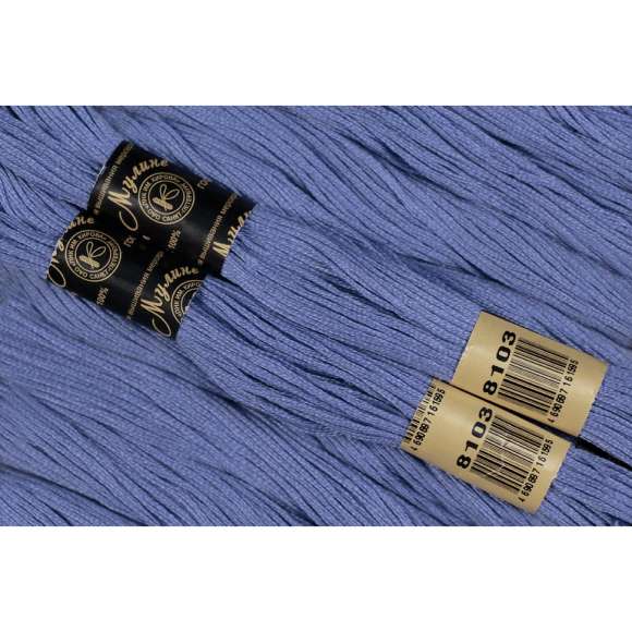 Нитки мулине цв.8103 голубой 12х10м С-Пб Нитки мулине цв.8103 голубой 12х10м С-Пб