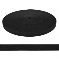 Резинка тканая TBY 15мм цв черный уп.25м Резинка тканая TBY 15мм цв черный уп.25м