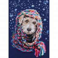 Набор для вышивания РТО арт.M702 Тепло и пушисто 14,5х21см