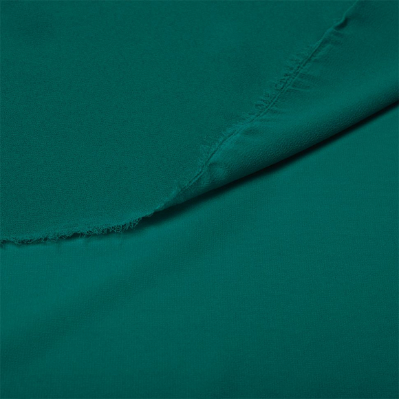 Ткань креп-шифон арт.TBY.8021-160 плот.105г/м2 100% ПЭ шир. 150см цв.160 бирюзовый уп.1м