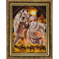 Рисунок на ткани (Бисер) КОНЁК арт. 9734 Каракумы 29х39 см