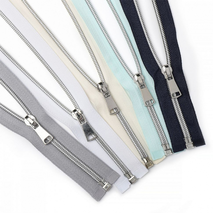 Молния MaxZipper спираль №5 70см АССОРТИ №1 уп.5цв х 5шт
