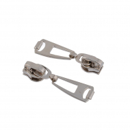 Замок MaxZipper автомат СП#5 TBT5887 цв.никель уп.100шт