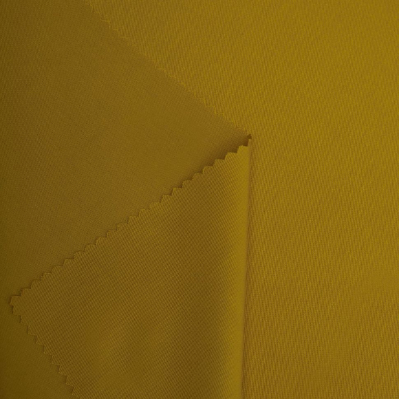 Ткань Штапель 150 г кв.м 100% вискоза шир.145 см арт.Р.27256.09 цв.09 горчичный уп.45м