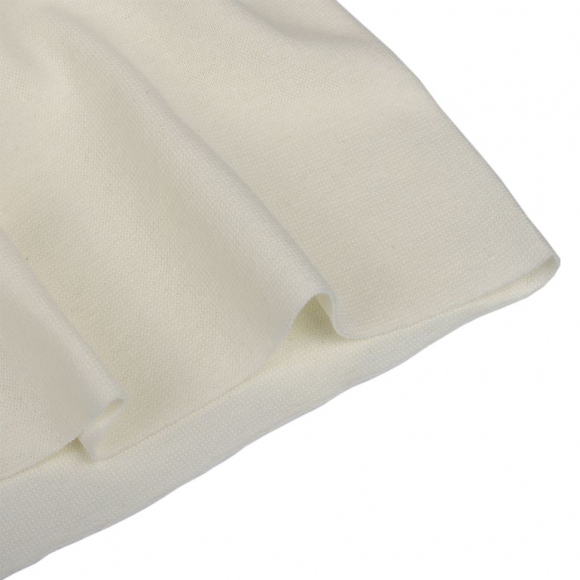 Ткань трикотаж Рибана с лайкрой 215г опененд 80-90см безе 11-4201 уп.3м Ткань трикотаж Рибана с лайкрой 215г опененд 80-90см безе 11-4201 уп.3м