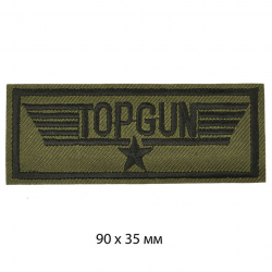 Термоаппликации  арт.TBY.A13 TOPGUN 90х35 мм уп.10 шт