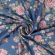 Ткань шелк Армани 90 г кв.м 97% полиэстер, 3% спандекс шир.145см арт.Р.28352.03 цв.03 синий рул.30м