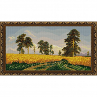 Рисунок на ткани (Бисер) КОНЁК арт. 1212 Рожь (И.Шишкин) 25х45 см