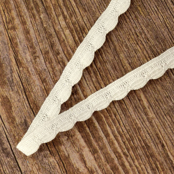 173866_Кант-тесьма, 8 мм, цвет белый