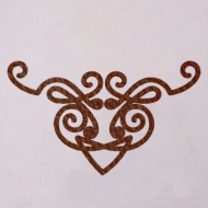 КЖН67 Накладной элемент из кожзама уп.5шт