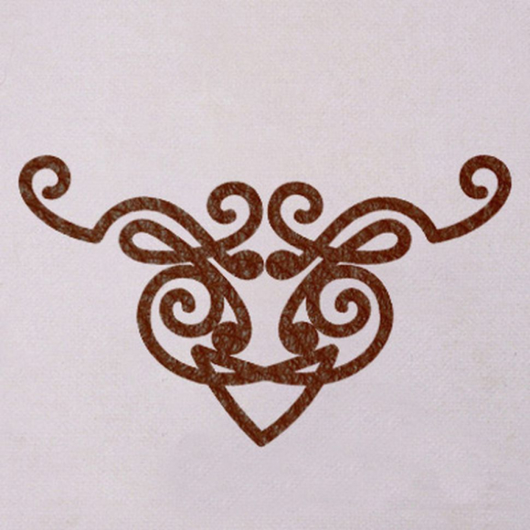 КЖН67 Накладной элемент из кожзама уп.5шт