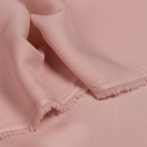 Ткань шелк Армани 90г/м? 97% ПЭ 3% Спандекс шир.150см арт.TBYArm-061 цв.61 пудра-розовая рул.25м