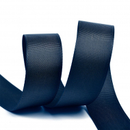 Лента Ideal репсовая в рубчик шир.25мм цв. 374 т.синий уп.27,42м