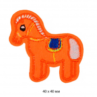 Термоаппликации MAGIC HOBBY арт. MG-R1710.2 цв.2 4х4 см Пони 50 шт