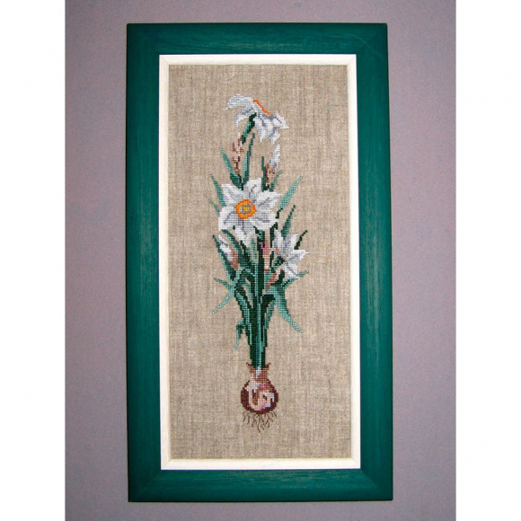 Набор для вышивания OEHLENSCHLAGER арт.50501 Нарцисс 19х42 см