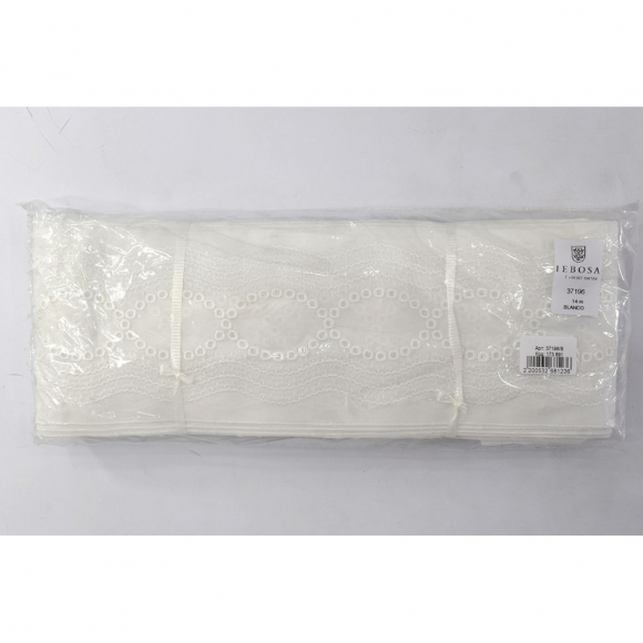 173891_Шитье-вышивка на батисте, прошва, 110 мм, цвет белый