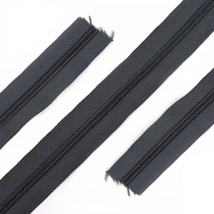 Молния MaxZipper рулонная спираль №5-N цв.F321 т.серый уп.200м