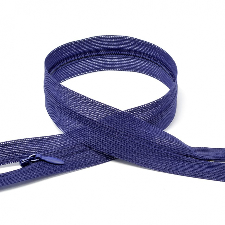 Молния MaxZipper пласт. потайная №3 20см н/р цв.F195 фиолетовый уп.50шт