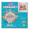 Картины по номерам Molly арт.KH0847 Совенок с цветком 20х20 см